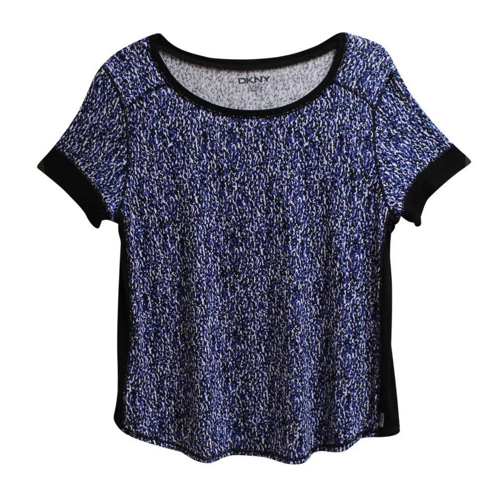 NWT DKNY Short Sleeve Contrast Trim Sleepshirt